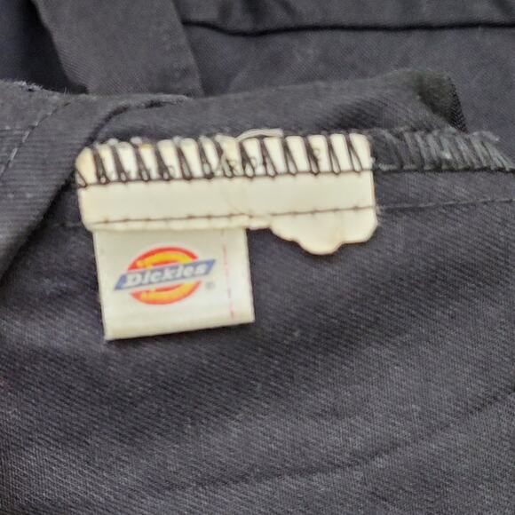 Vintage Y2K Dickies Button Shirt XL 25x32 Black - Picture 7 of 14